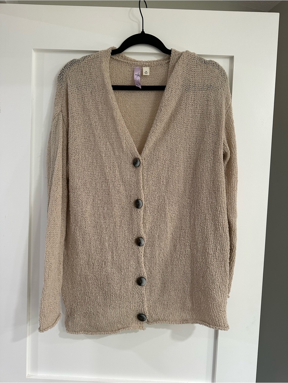 Ayla V-Neck Button Front Women's Sweater Cardigan